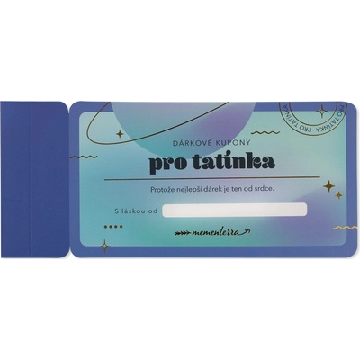 Mementerra Dárkové kupony – Pro tatínka