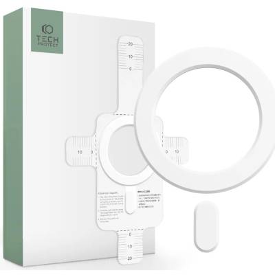 Tech-Protect magmat magsafe универсален магнитен пръстен бял (9490713934616)