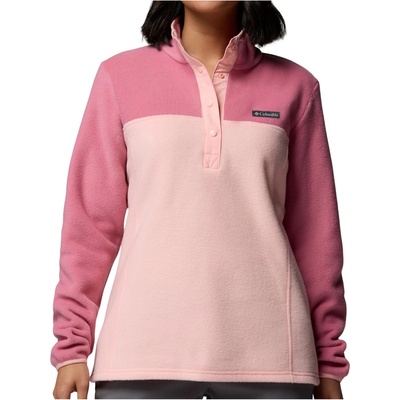 Columbia Дамски поларен пуловер Columbia Women's Benton Springs 1/2 Snap Pull Over II Fleece jumper - Pink Sand / Rosette - размер XS (105-5261-1611)