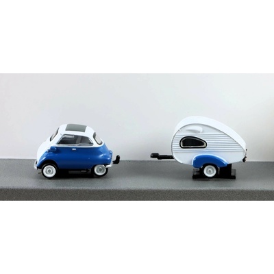 Schuco BMW Isetta s přívěsem Caravan 1:87
