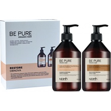 NiaMh Be Pure Restore Shampoo 500 ml + Mask 500 ml darčeková sada
