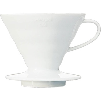 HARIO Dripper Hario V60-02 - керамичен - Бяло (VDCR-01-W)