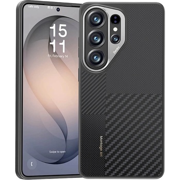 Benks Удароустойчив кевларен кейс с MagSafe за Samsung Galaxy S26 Ultra - Benks Magnetic Armor Pro Montage Kevlar Metal Frame Camera Control Case 600D and 1500D (черен) (L050)