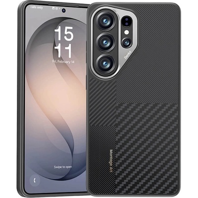 Benks Удароустойчив кевларен кейс с MagSafe за Samsung Galaxy S26 Ultra - Benks Magnetic Armor Pro Montage Kevlar Metal Frame Camera Control Case 600D and 1500D (черен) (L050)