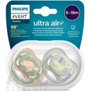Avent Philips šidítko Ultra air Obrázek 2ks zelená