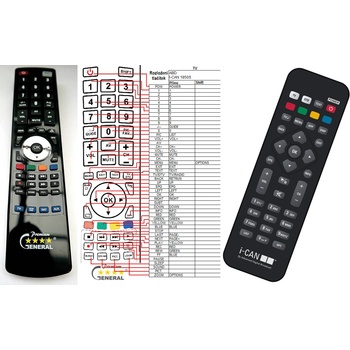 GENERAL I-CAN 1850S - съвместимо дистанционно управление на марката General (1850S)