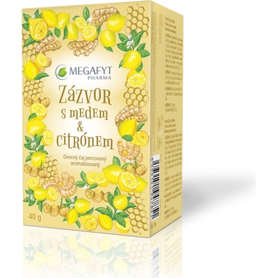 Megafyt Čaj NS Zázvor s medem a citrónem 20 x 2 g