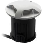 Lightex Led ТЯЛО ЗА ВГРАЖДАНЕ В ЗЕМЯ 24v 3w 6000k ip67 Ф60 СРЕБРО lightex nitr (3800883143903)