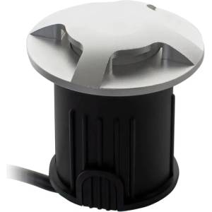 Lightex Led ТЯЛО ЗА ВГРАЖДАНЕ В ЗЕМЯ 24v 3w 6000k ip67 Ф60 СРЕБРО lightex nitr (3800883143903)