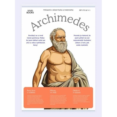 Plátěný obraz Archimedes 594 × 841 mm