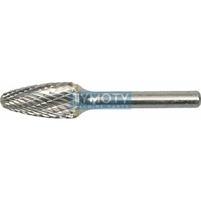 Fréza obrysová 12.7*25mm 6cut Karbid "kul.oblouk" York