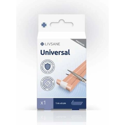 LIVSANE Náplasť univerzálna PREMIUM pás 1 m x 6 cm 1 ks