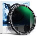 NEEWER 2 in 1 43mm Variable ND Filter ND2-ND32&CPL (Circular Polarizing Filter) No X Cross Variable Gray Filter HD Optical Glass 30 Layer Nano Coated Water-Repellent Scratch-Resistant - 10102082 (10102082)