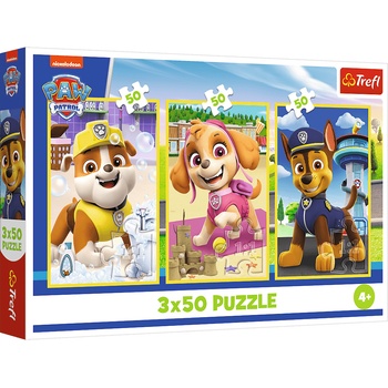 Trefl - Puzzle 3x50 Paw Patrol: Our dogs - 40 - 99 piese