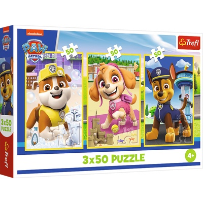 Trefl - Puzzle 3x50 Paw Patrol: Our dogs - 40 - 99 piese