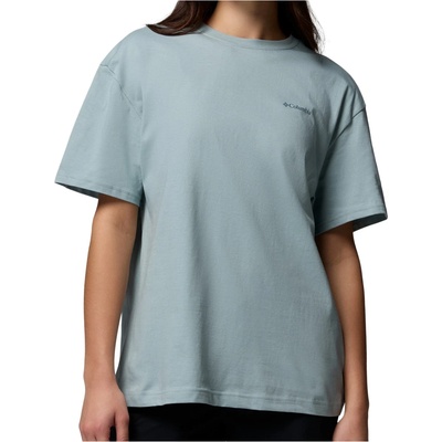 Columbia Дамска тениска Columbia Women's Rolling Bend Graphic Oversized Tee T-shirt - Crushed Blue / Floral Groove - размер XS (916-5699-0211)