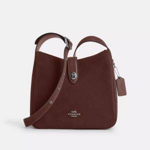 Coach Дамска чанта Coach Hadley Convertible Crossbody, Кестен (CW004-DARKTEABROWN)