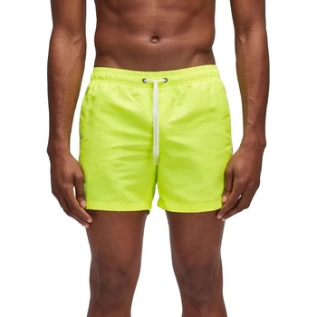 Sundek Бански гащета Sundek Iconic taffeta stretch waist swimming shorts - Yellow (Wow 14)