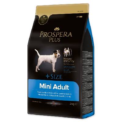 Krmivo Prospera Plus Mini Adult kuře s rýží 2kg