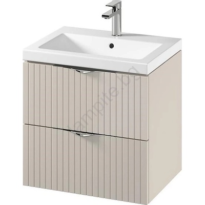 Cersanit S801-541 - Окачен шкаф за баня с мивка TIRSO 60x45 см бежов (CS0205)