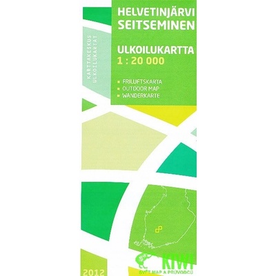 Mapa Helvetinjarvi Seitseminen 1:20 t.