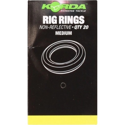 Korda Kroužek Rig Rings Medium 20 ks