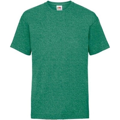 Fruit of the Loom Green Kids Cotton T-shirt zelená