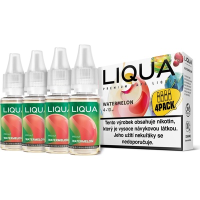 Ritchy Liqua Elements Watermelon 4Pack 4 x 10 ml 6 mg
