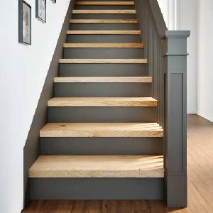 vidaXL Стълбищни стъпала, 12 бр, 80x25x2 см, необработен масивен дъб (3282918)