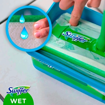 Swiffer Wet Citrus Fresh náhradní vlhčené ubrousky na podlahu 10 ks