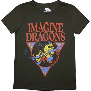 Imagine Dragons Skeleton Flute Green M Дамски Риза (IMDRTS15LGR02)