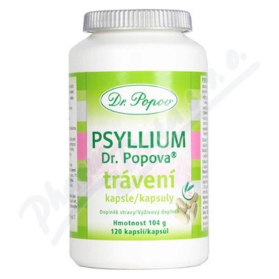 Dr.Popov Psyllium trávení 120 kapsúl