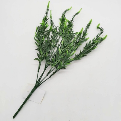 Přízdobová tráva vřes bílozelená ojíněná – výška 35 cm (celková délka 48 cm)