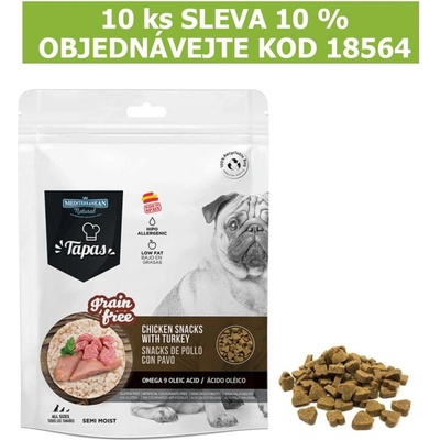 Tapas Snack Dog Chicken with Turkey GF 150 g