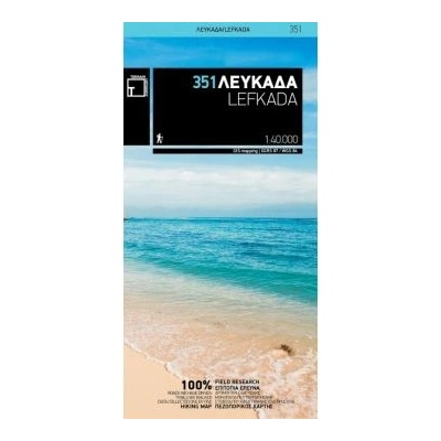 Terrain vydavatelství mapa Lefkada 1:40 t. voděodolná