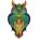 Eureka - Puzzle Wooden colored Owl - 120 piese