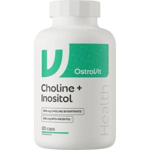 OstroVit Choline + Inositol Caps | Choline Bitartrate 300 mg + Myo-inositol 300 mg [120 капсули]