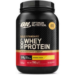 Optimum Nutrition 100% Whey Gold Standard 768 g бананов крем