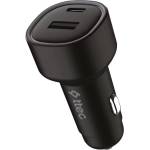 Ttec Зарядно за кола ttec - SmartCharger Duo PD, USB-C/USB-A, 83W, черно (8694470826653)