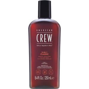 American Crew 3-in-1 Classic Shampoo, Conditioner and Body Wash 250 ml