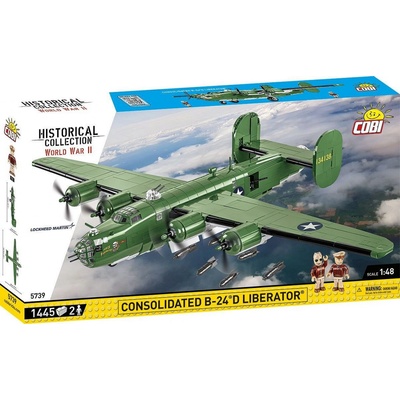 Cobi 5739 World War II 1:48 Americké ťažké bombardovacie lietadlo Consolidated B-24 D LIBERATOR