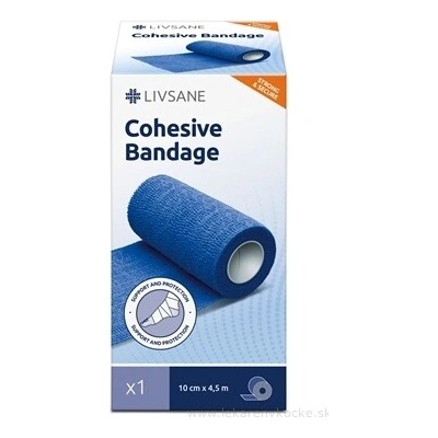 PXG Pharma GmbH LIVSANE Kohezívne fixačné ovínadlo 10 cm × 4,5 m, 1 ks