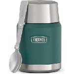 Thermos Icon Термос за храна със сгъваема лъжица, 470 мл, зелен, 2 части (173083)