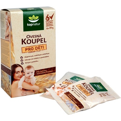 TOPNATUR Ovesná koupel pro děti 6 x 25 g