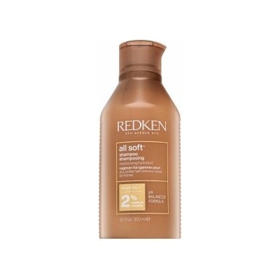 Redken All Soft Shampoo vyživující šampon pro suché a nepoddajné vlasy 300 ml