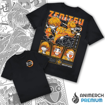 Demon Slayer Tričko Zenitsu V2 PREMIUM