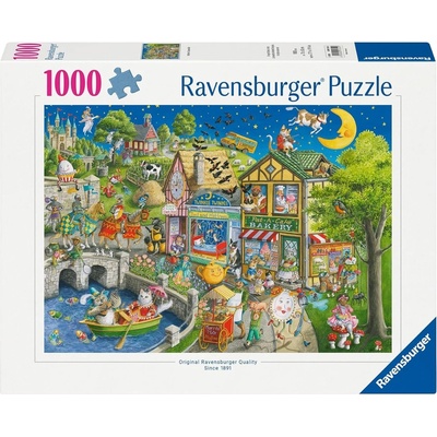 Ravensburger Пъзел Ravensburger от 1000 части - Герои от детски песнички (12001352)