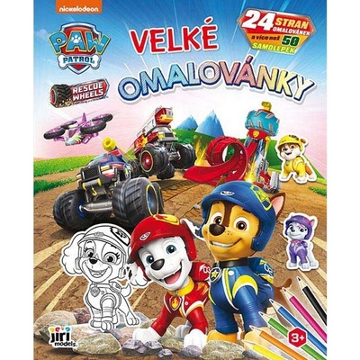 Velké omalovánky Tlapková patrola
