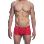  Дантелени боксерки, еротични и еластични - MOB Lace Boxer Red L/XL (D-243522)