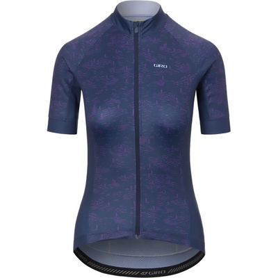 Giro Chrono Sport krátký rukáv Midnight Blue Scree dámský